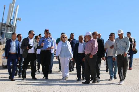 النجار تتفقد تجهيزات البنى التحتية لمهرجان جرش 36